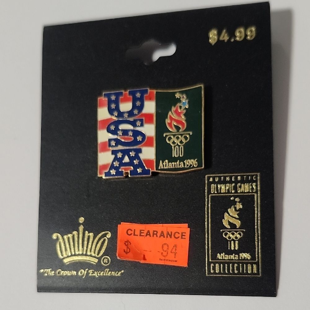Atlanta 1996 Olympic Games USA Pin
